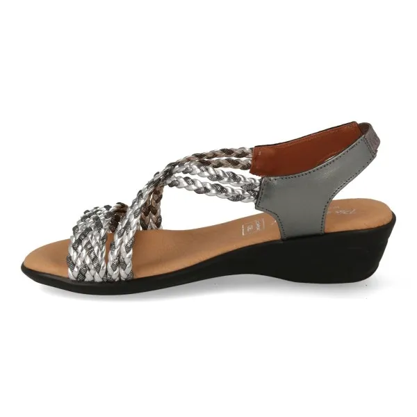 SANDALIAS CUÑA MEDIA MUJER COMODAS MOD. ANAISABEL