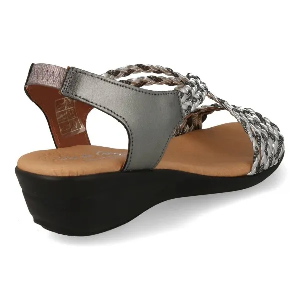 SANDALIAS CUÑA MEDIA MUJER COMODAS MOD. ANAISABEL