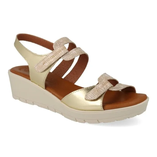 SANDALIAS DORADAS MUJER MOD. LINDE DORADO