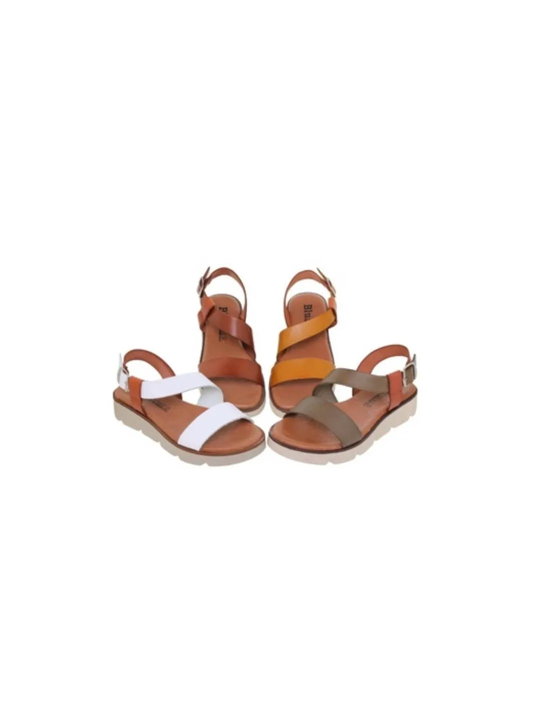 Sandalias mujer piel Blusandal