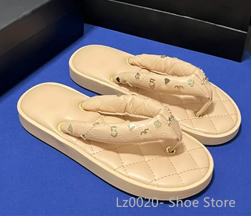 Sandalias para mujeres de Channel de Luxury de París Zapatos de marca al aire libre zapatos para el alerta de la playa de la pla