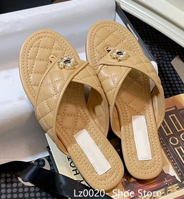Sandalias para mujeres de Channel de Luxury de París Zapatos de marca al aire libre zapatos para el alerta de la playa de la pla