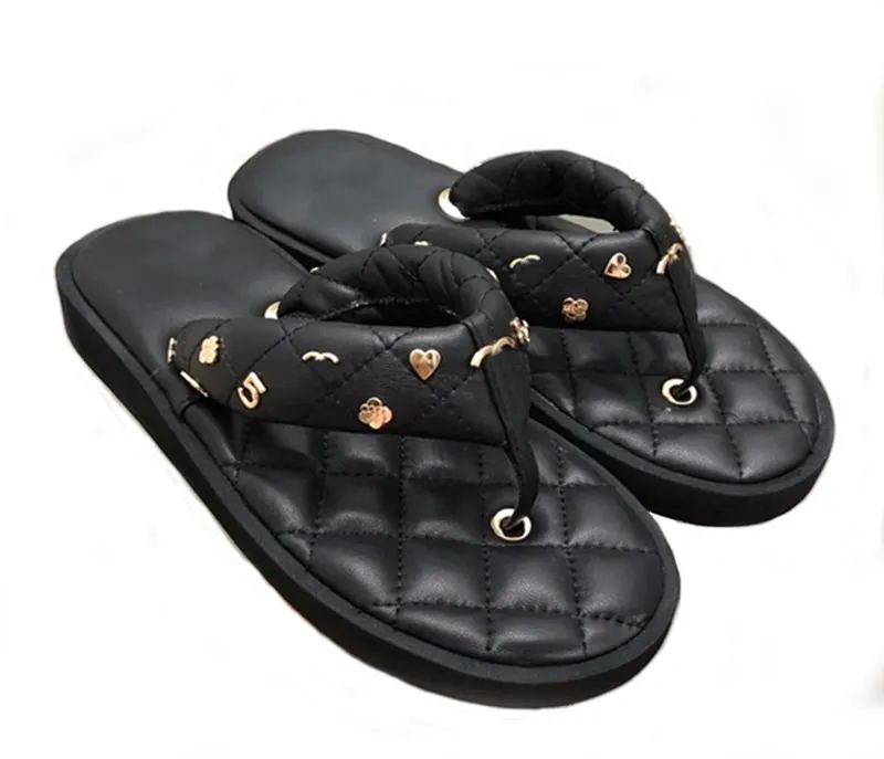 Sandalias para mujeres de Channel de Luxury de París Zapatos de marca al aire libre zapatos para el alerta de la playa de la pla