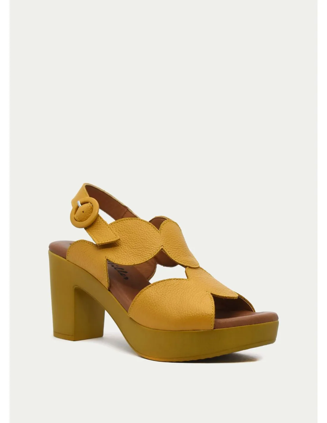 SANDALIAS PATRICIA MILLER 3703 MOSTAZA 