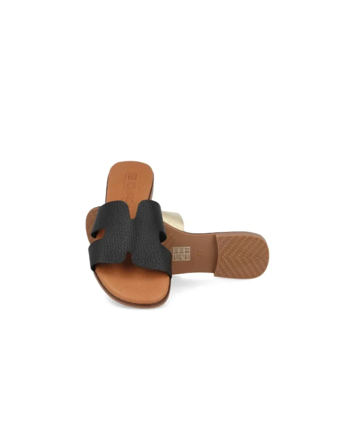 Sandalias Planas Negras