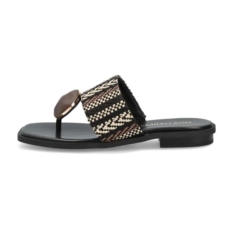 Sandalias Planas Noa Harmon 9226 Mujer Marron