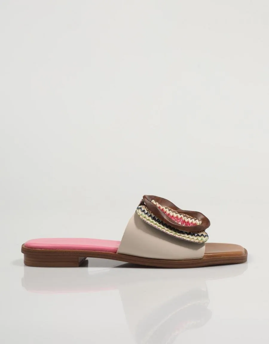  sandals NOA HARMON Palm en Fuschia 82424