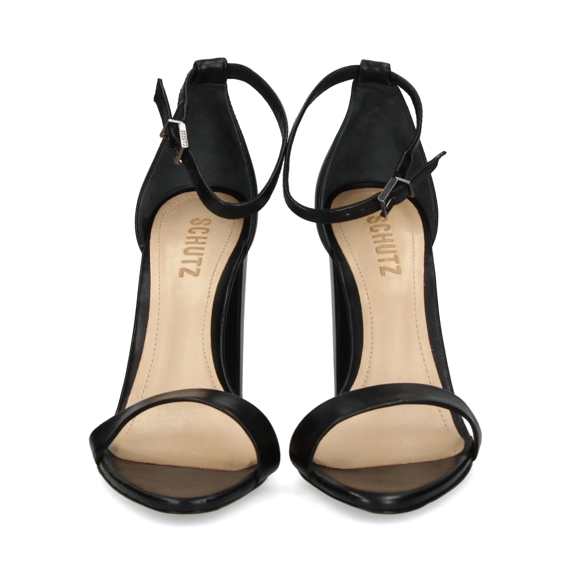 SCHUTZ Sandalias con tacón de Mujer NEGRO