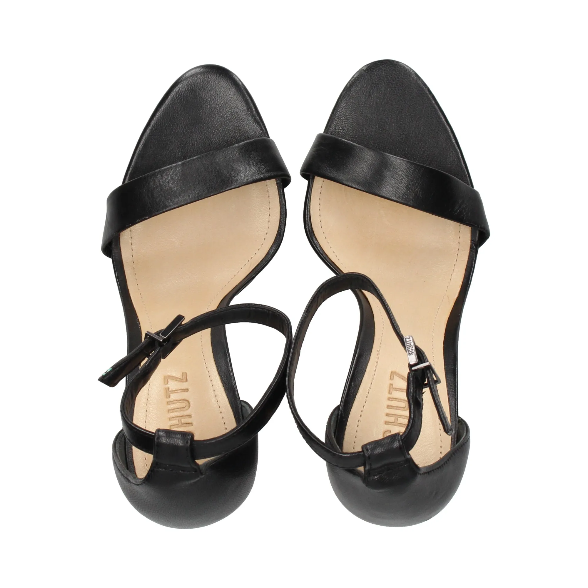 SCHUTZ Sandalias con tacón de Mujer NEGRO