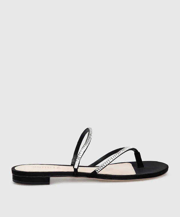 Schutz Sandals with crystals