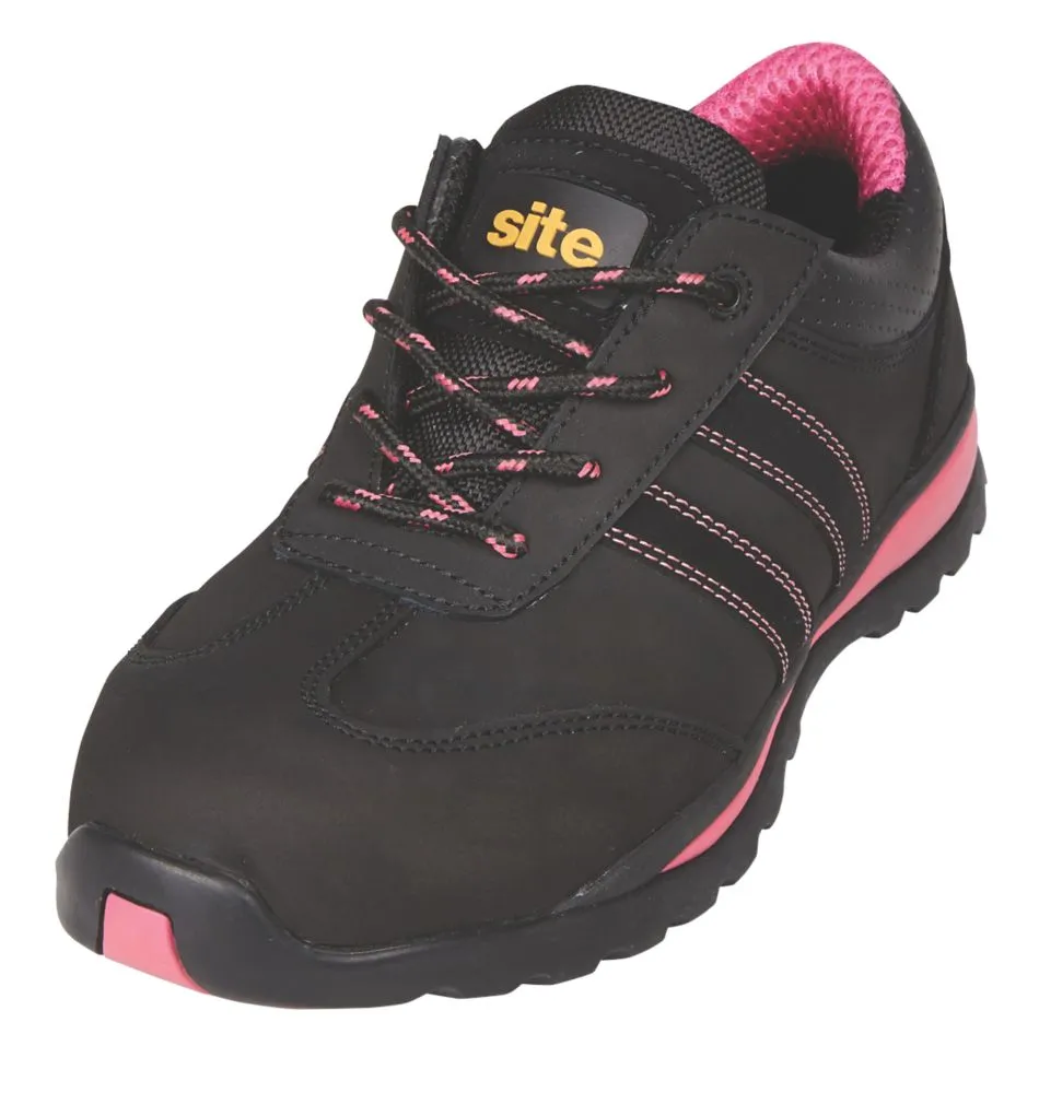 Site Dorain, zapatillas de seguridad para mujer, negro, talla 39