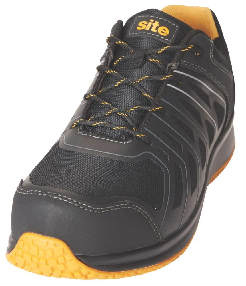 Site Edenite, zapatillas de seguridad, negro/gris, talla 42