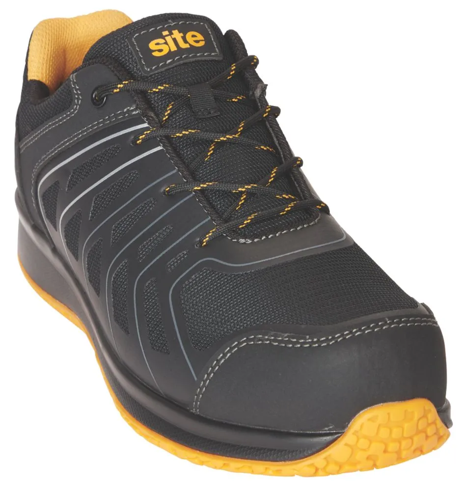 Site Edenite, zapatillas de seguridad, negro/gris, talla 42