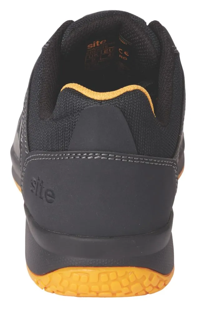 Site Edenite, zapatillas de seguridad, negro/gris, talla 44