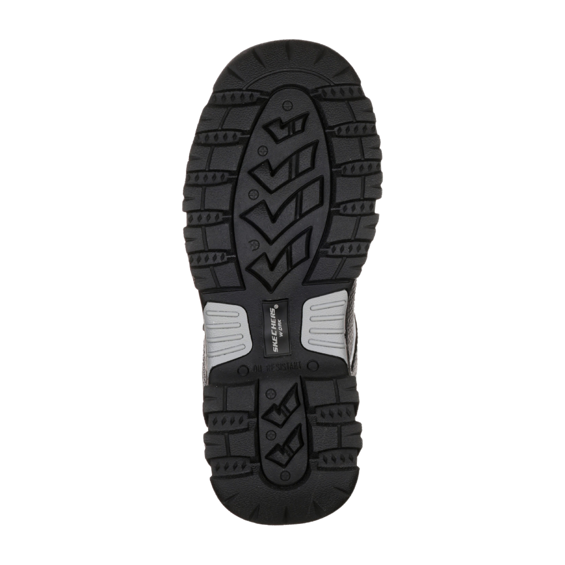 Skechers 77144blk_9 talla 40 zapato de cuero dielectrico punta composite negro