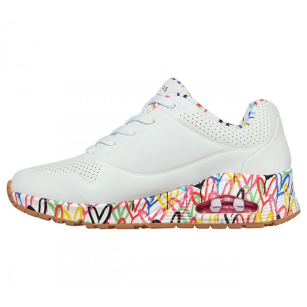 Skechers deportiva Uno Loving Love corazones mujer 155606