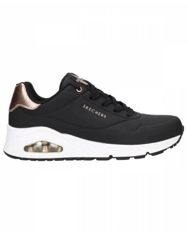 SKECHERS UNOGOLDEN AIR ZAPATILLAS DE CONFORD NEGRO MUJER
