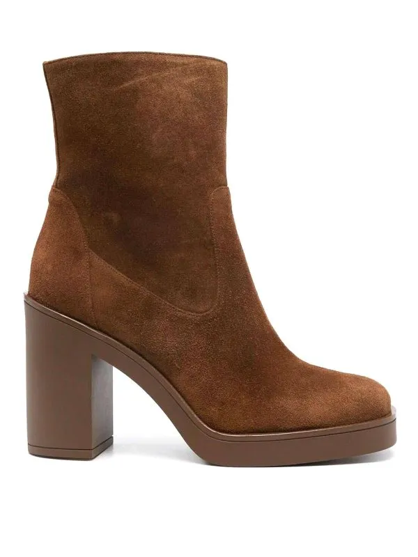 STUART WEITZMAN BOTINES  MARRóN