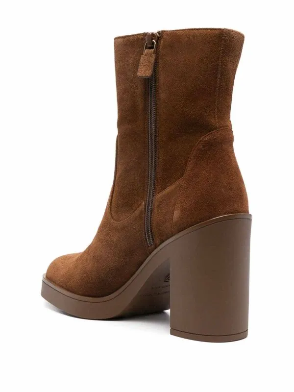 STUART WEITZMAN BOTINES  MARRóN