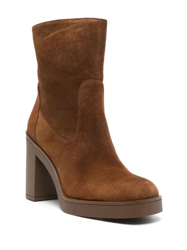 STUART WEITZMAN BOTINES  MARRóN