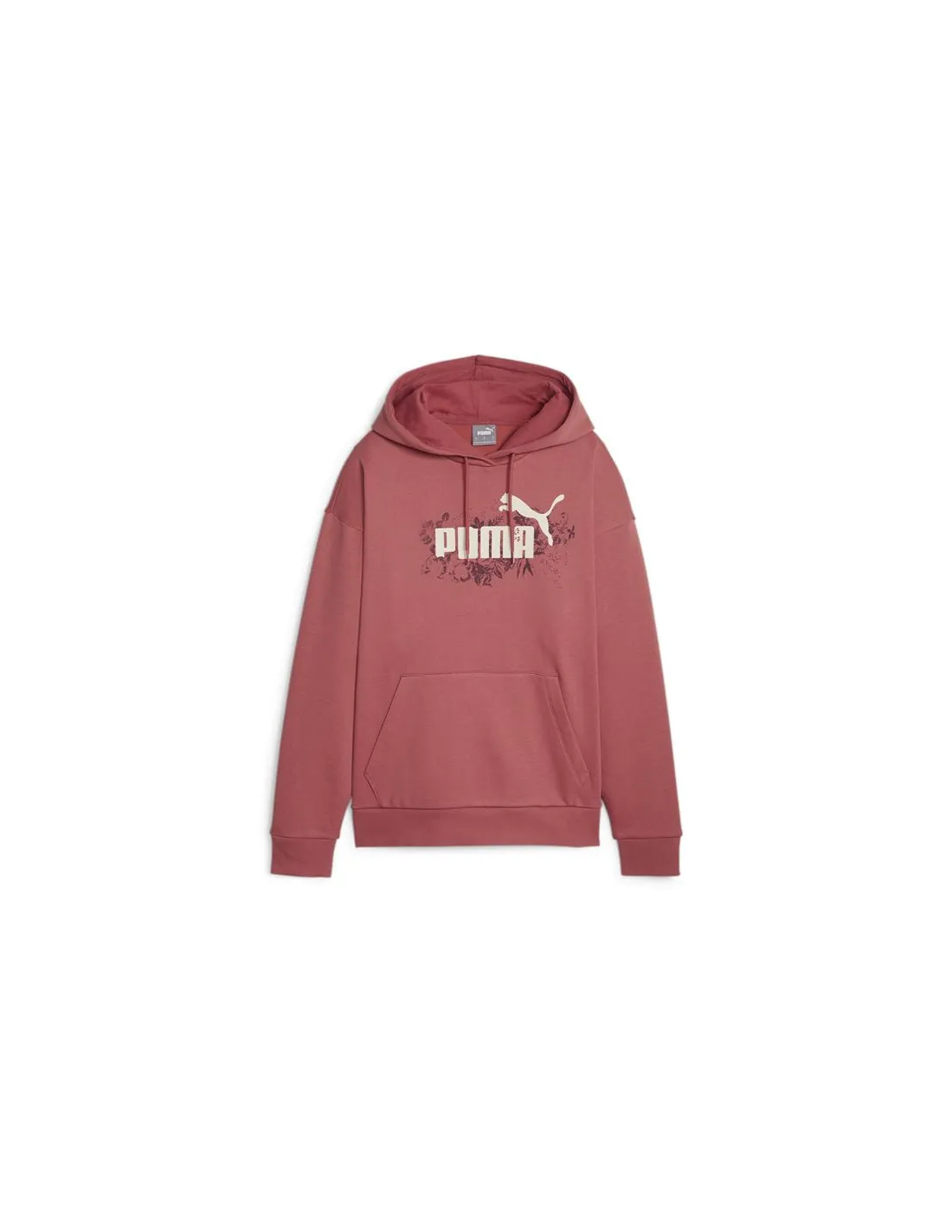 Sudadera Puma Ess+ Floral Vibes Coral Mujer