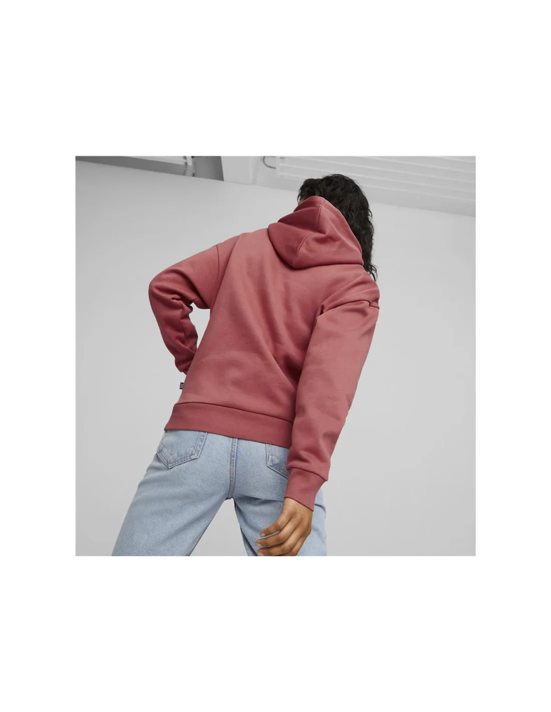 Sudadera Puma Ess+ Floral Vibes Coral Mujer