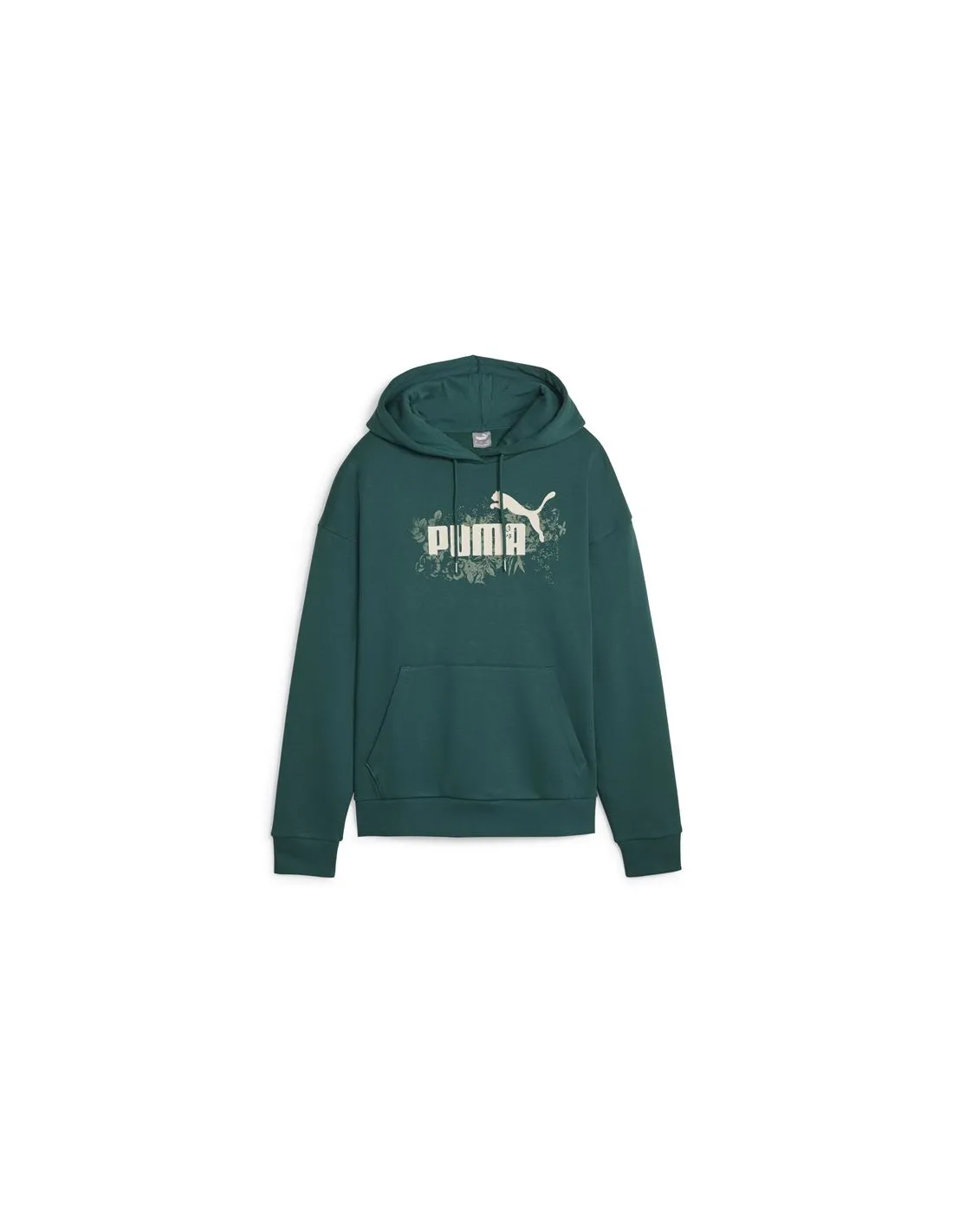 Sudadera Puma Essentials+ Floral Vibes Verde Mujer