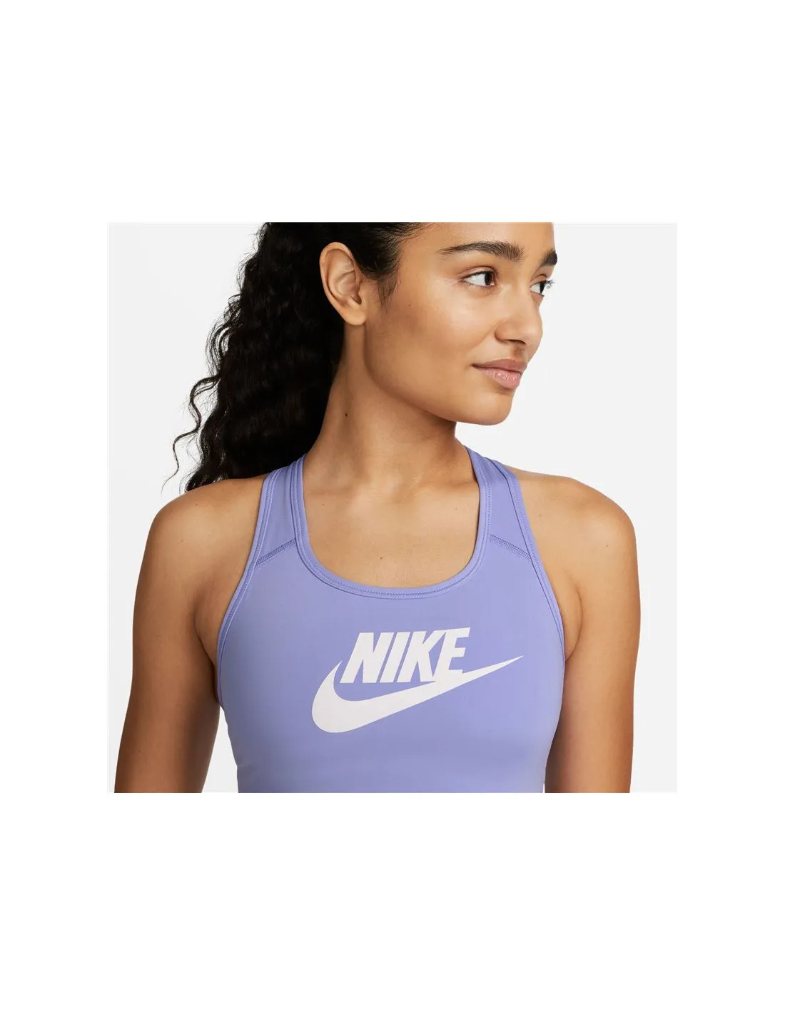 SUJETADOR DEPORTIVO NIKE DRIFIT SWOOSH MUJER PURPLE