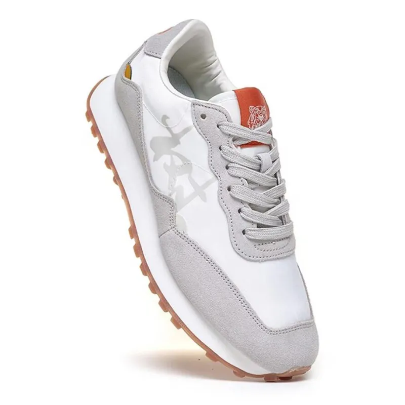 Treeperi T20 Tree Lettering Supla de ante Men Crema Blanca Gray Nylon Diseñador Diseñador zapatos Fashion Lifestyle Fainers Lace