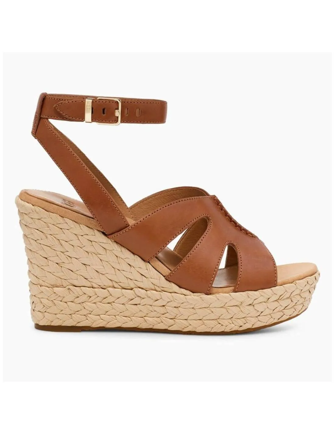 UGG  CUñA CAREENA PIEL CUERO