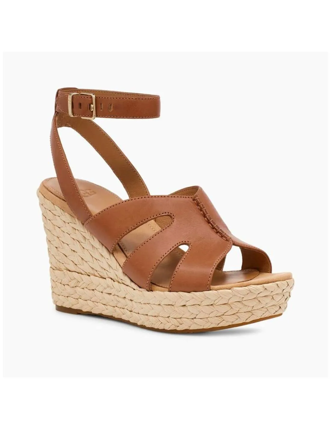 UGG  CUñA CAREENA PIEL CUERO
