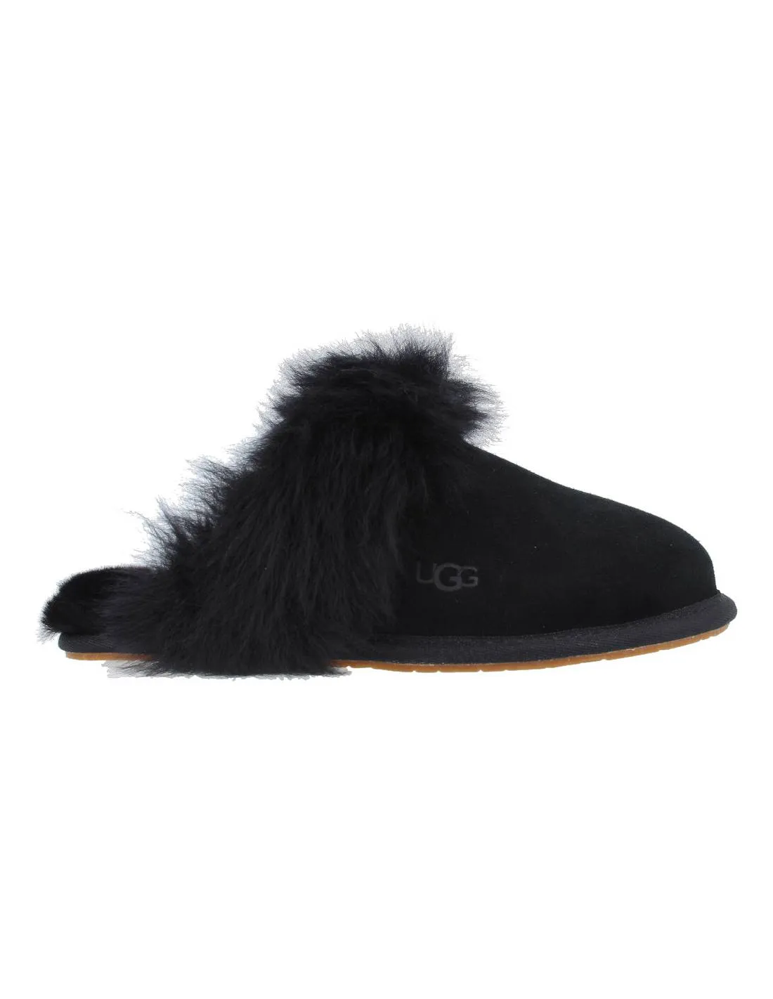 UGG  ZAPATILLAS CASA PIEL W SCUFF SIS NEGRO