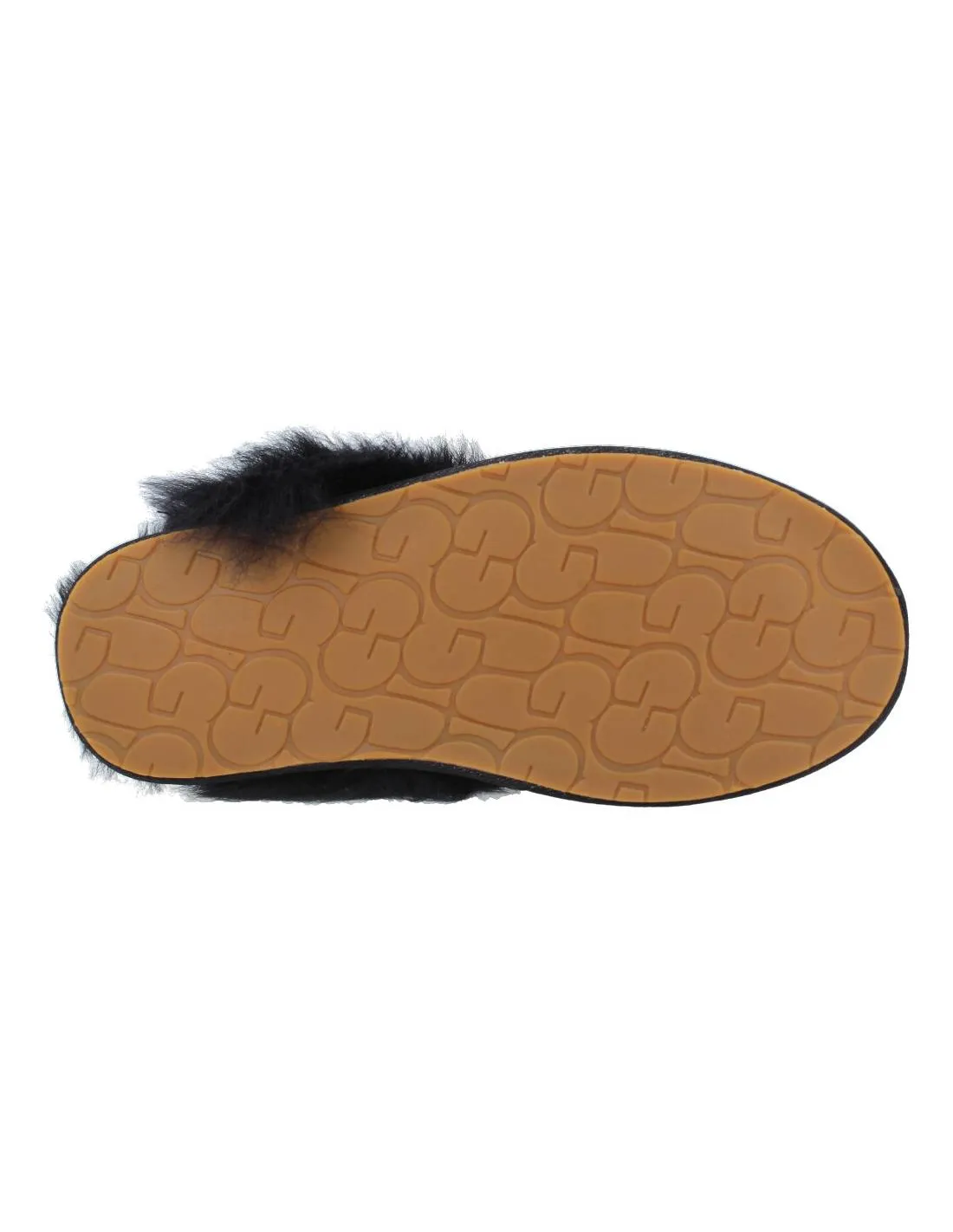 UGG  ZAPATILLAS CASA PIEL W SCUFF SIS NEGRO