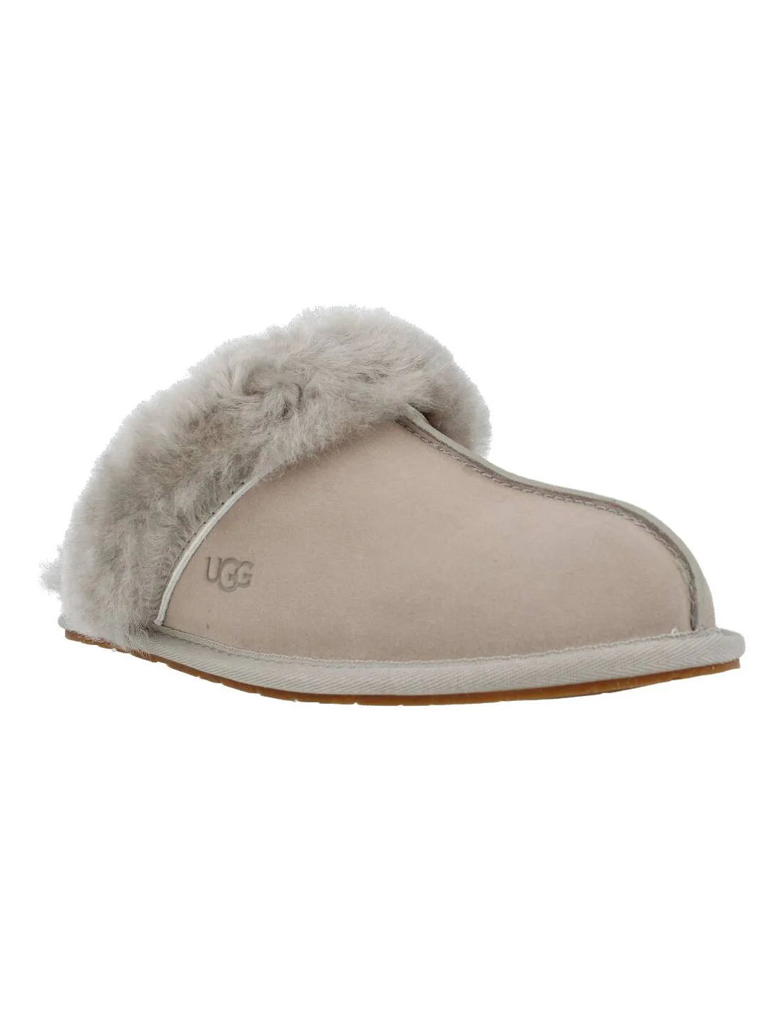 UGG  ZAPATILLAS CASA PIEL W SCUFFETTE II GRIS