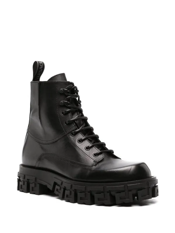 VERSACE BOTINES  NEGRO
