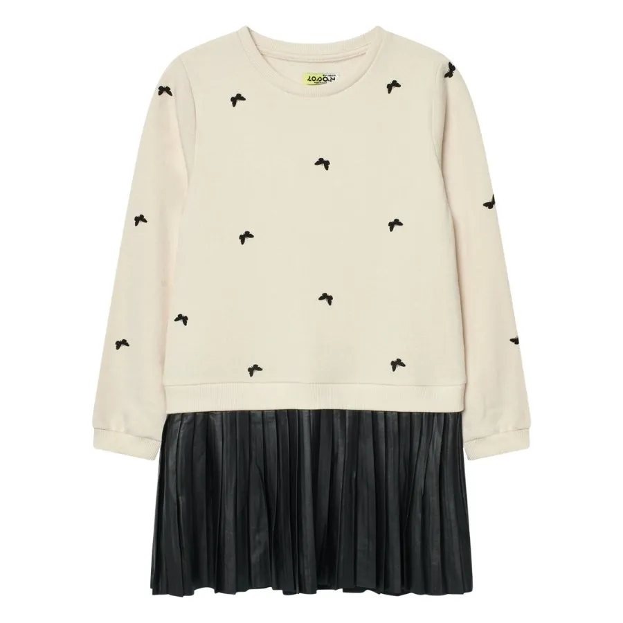  Vestidos Losan BLACK VIBES  LS Dress Fleece
