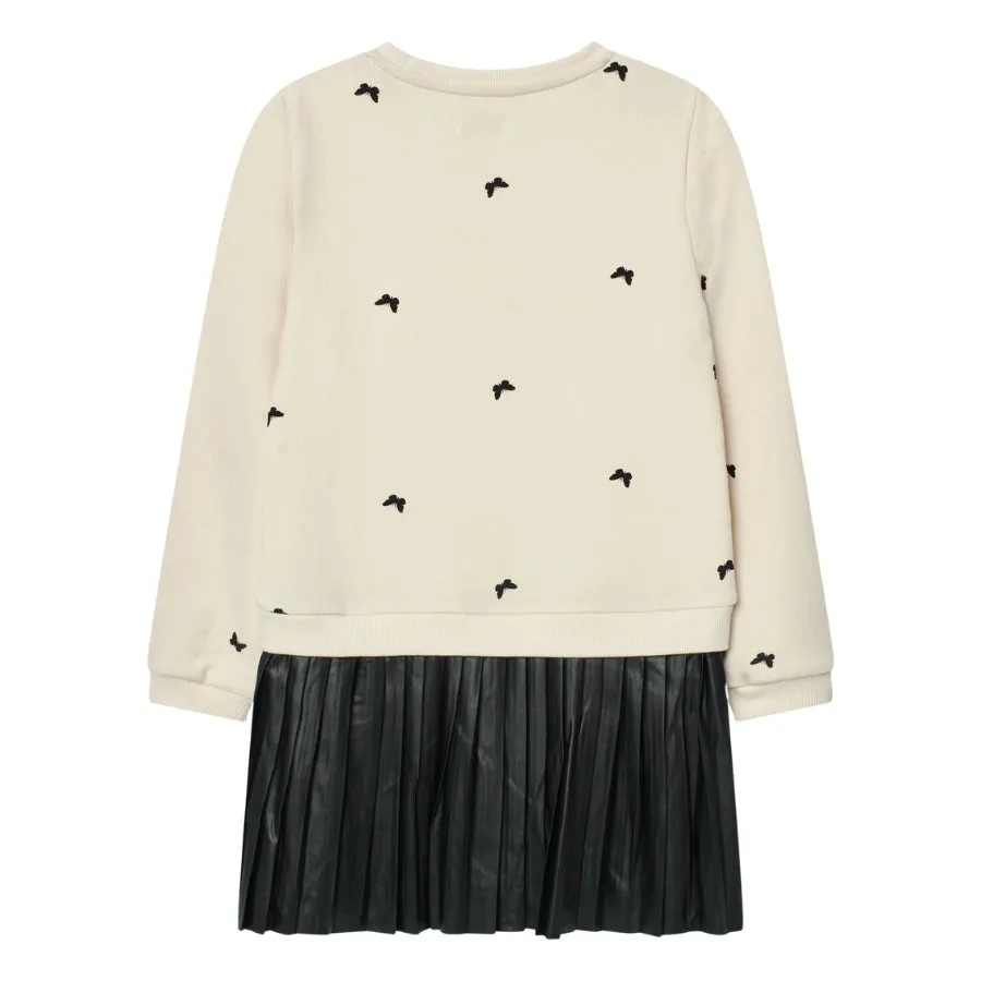  Vestidos Losan BLACK VIBES  LS Dress Fleece