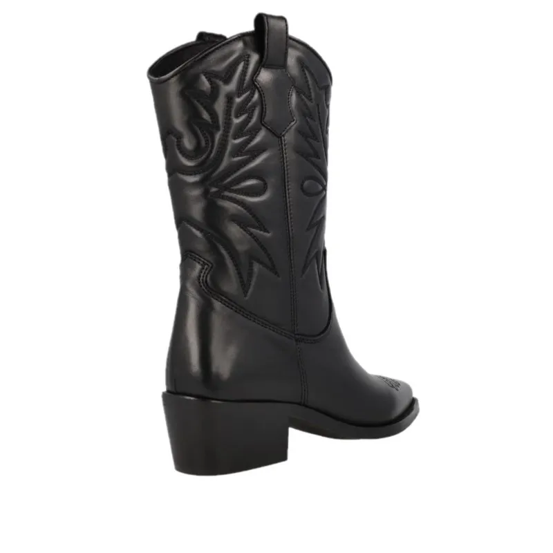 VEXED Classic 7126 Negro Bota media Wester