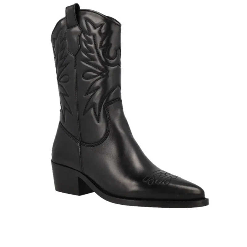 VEXED Classic 7126 Negro Bota media Wester
