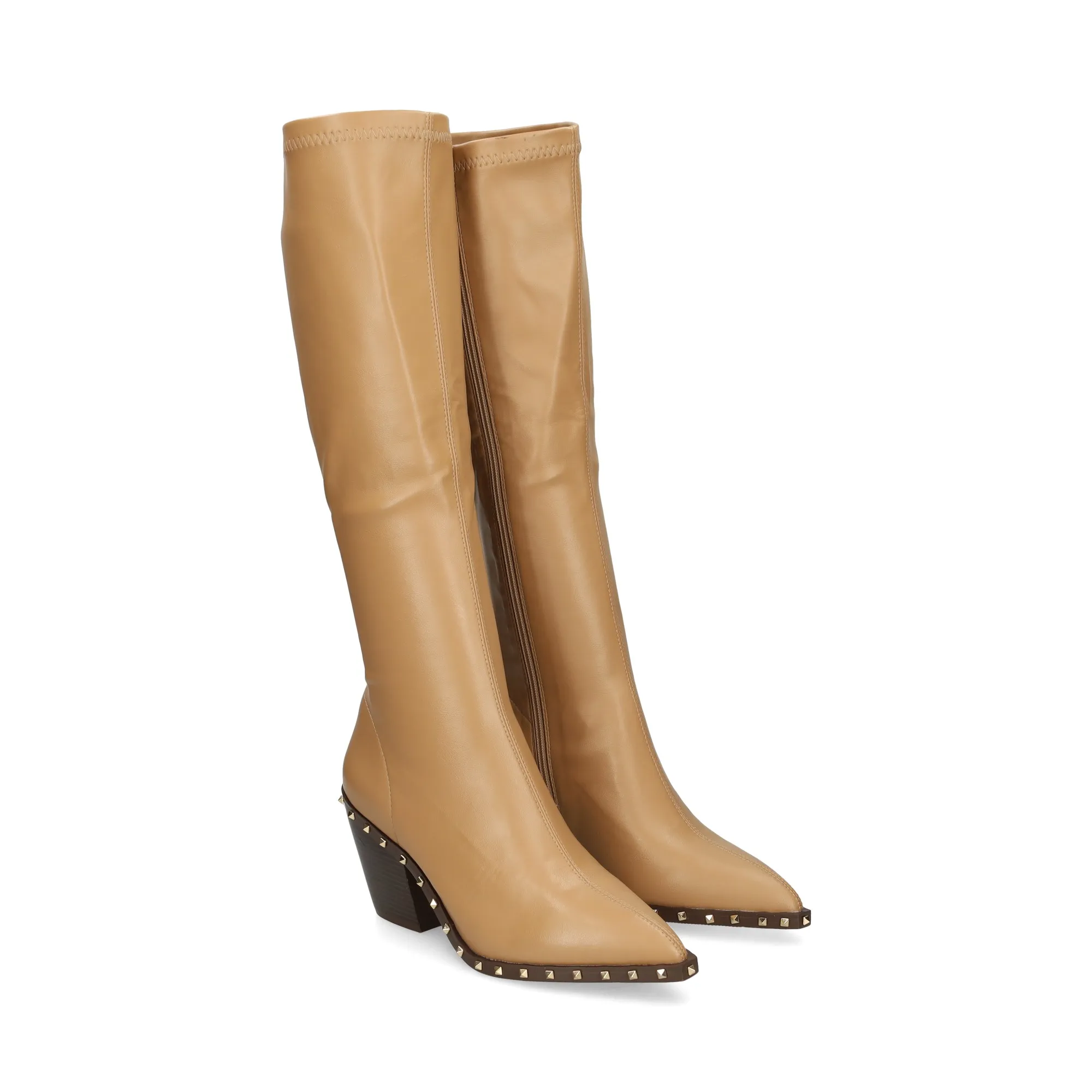 VIBES Botas con tacón de Mujer SAND