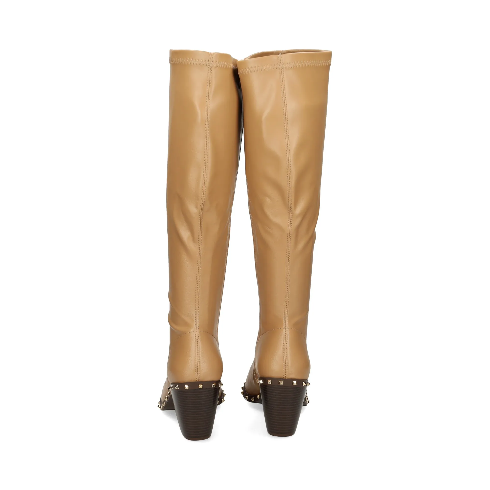 VIBES Botas con tacón de Mujer SAND