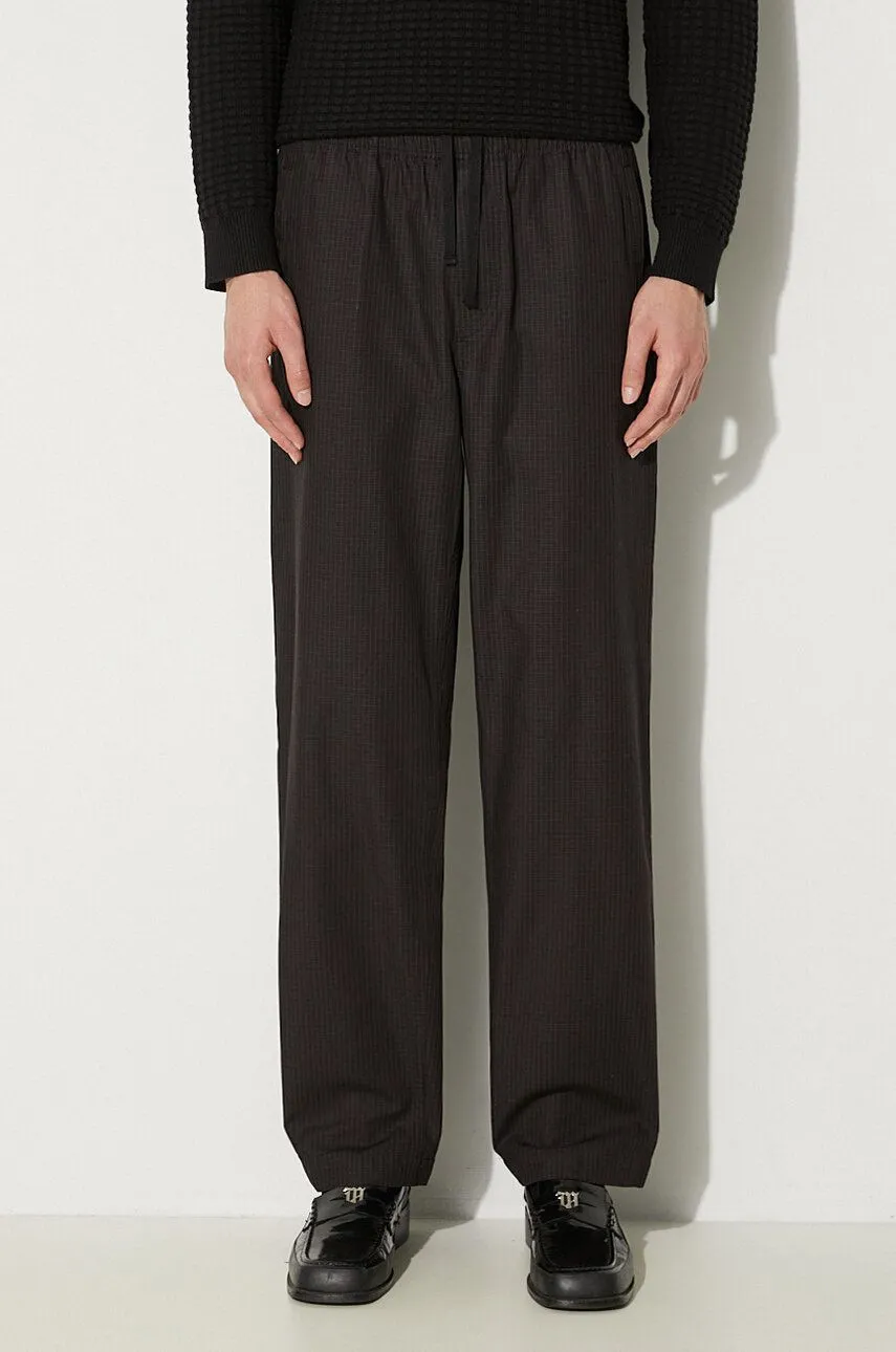 WOOD WOOD Stanley Crispy Check Trousers