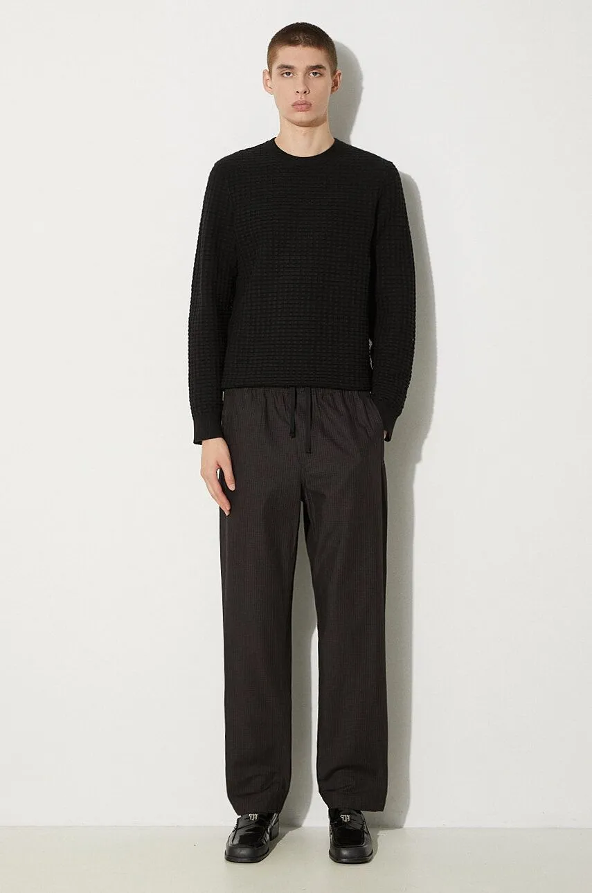 WOOD WOOD Stanley Crispy Check Trousers
