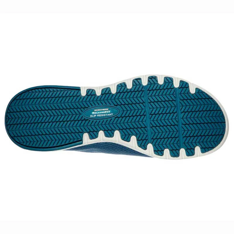 ZAPATILLA LABORAL CELESTE ULTRALIGERA MARSING WAIOLA SR  SKECHERS