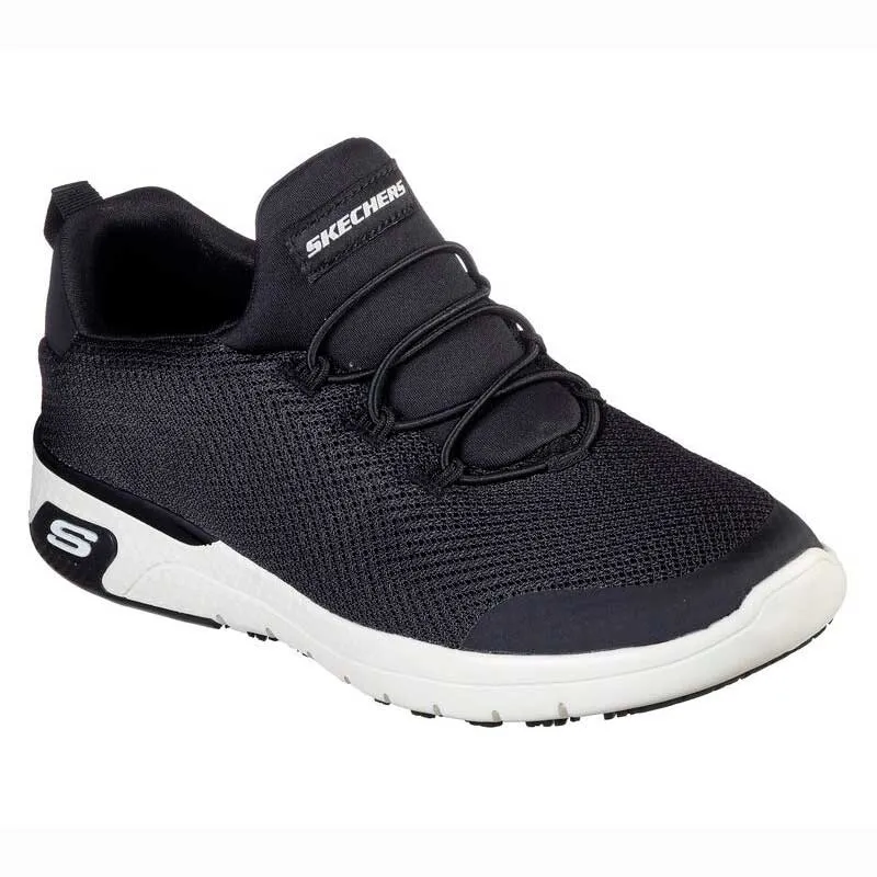 ZAPATILLA LABORAL NEGRA ULTRALIGERA MARSING WAIOLA SR  SKECHERS