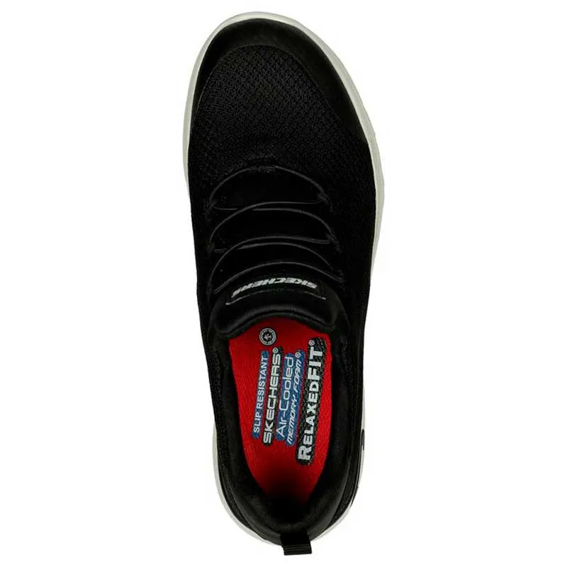 ZAPATILLA LABORAL NEGRA ULTRALIGERA MARSING WAIOLA SR  SKECHERS