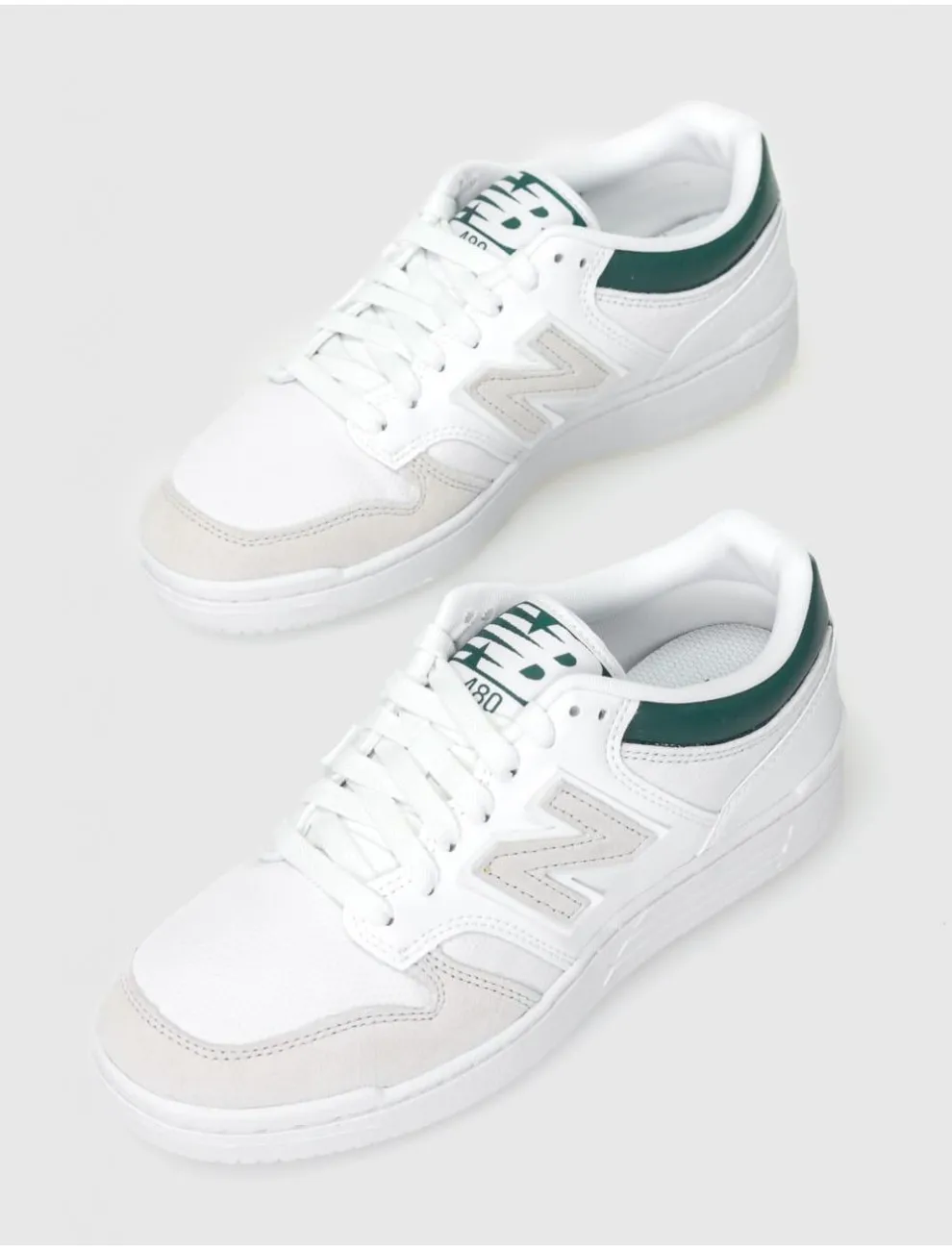 Zapatilla New Balance Bb480 Blanco/verde