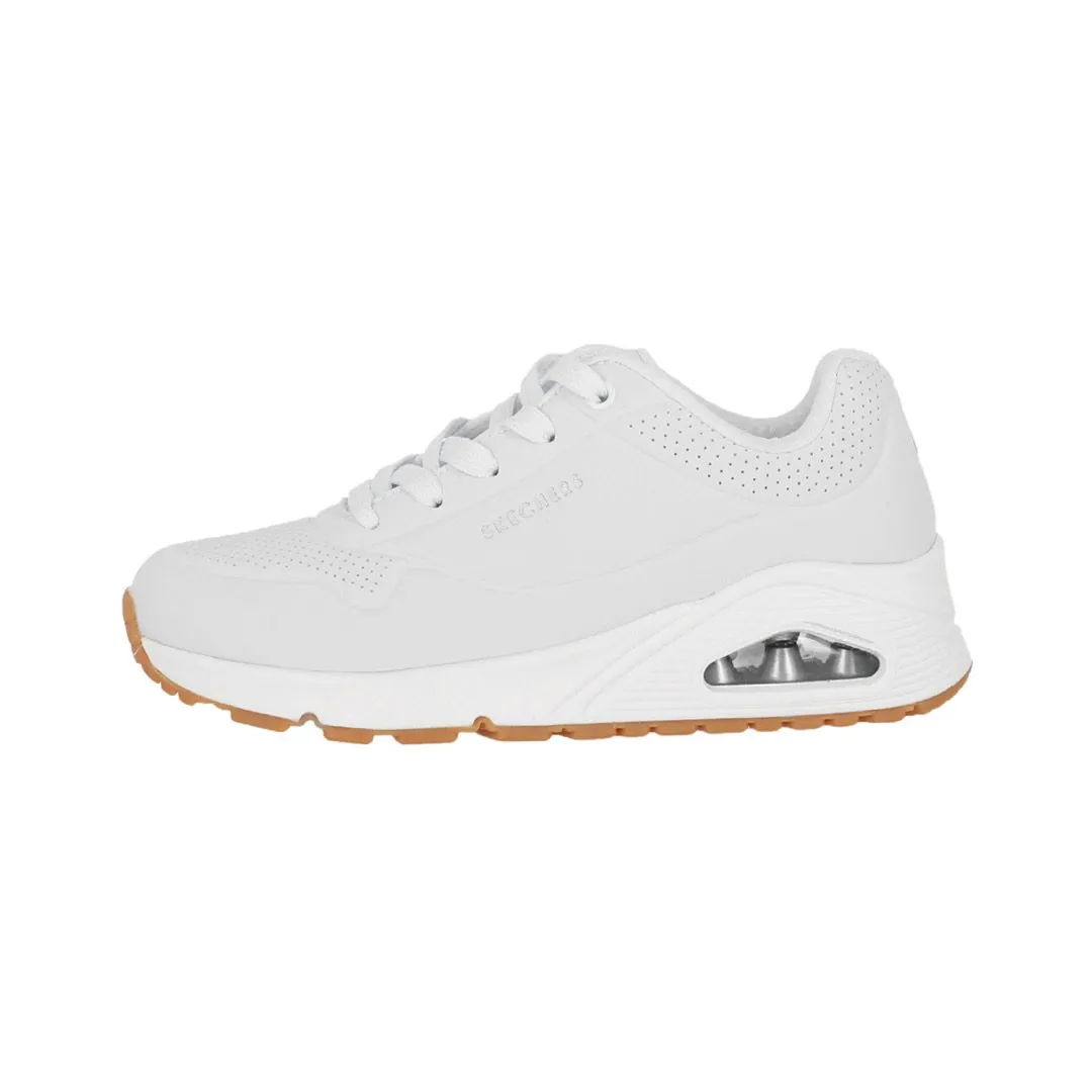 Zapatilla Skechers Street Uno – Stand On Blanco Mujer