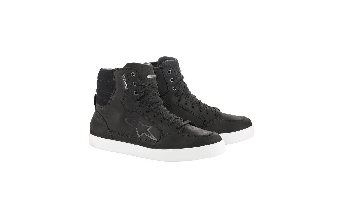 ZAPATILLAS ALPINESTARS J6 WATERPROOF NEGRO BLANCO|254201512|