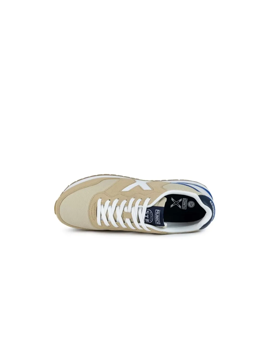 Zapatillas Casual Munich Dash 225 Hombre Beige